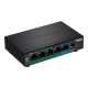 6. TRENDnet Switch  5 Port Gbit PoE+  32W                Metall