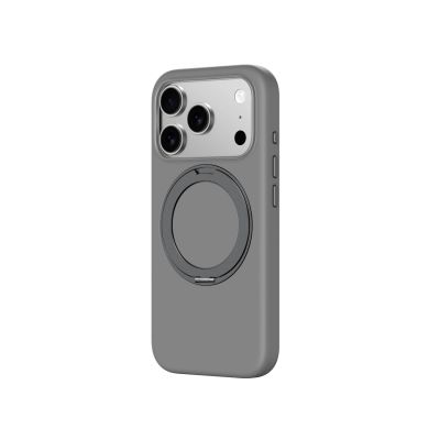 5. Etui AMAZINGTHING Cloudie na iPhone 17 Pro z podstawką - szare