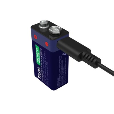 3. Akumulator TRUST 9V ładowany przez USB-C