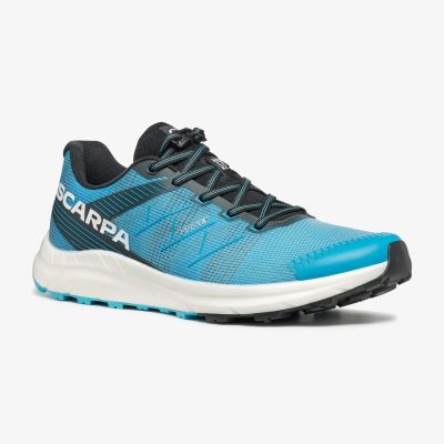 4. Buty do biegania męskie Scarpa Spin Race - azure/white