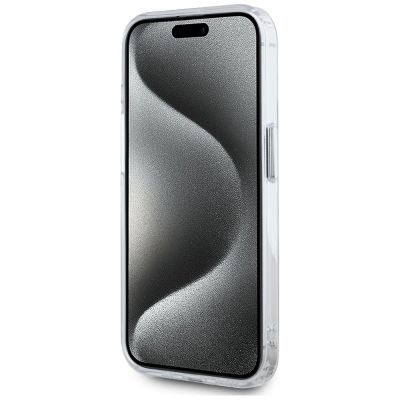 5. Etui Karl Lagerfeld IML Metal Karl Head MagSafe do iPhone 15 Pro Max biały