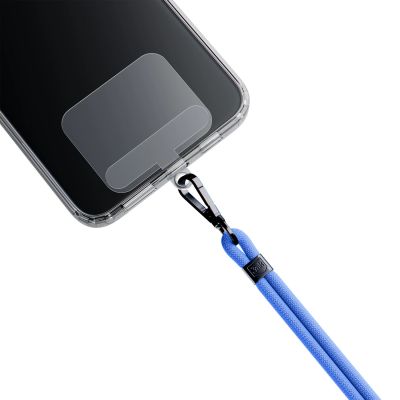 6. Smycz do smartfona 3mk EasyClip - niebieska
