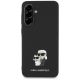 2. Etui Karl Lagerfeld Saffiano w/ K&C Metal Logo na Samsung Galaxy A56 - czarne