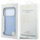 8. Etui Guess Perforated 4G Gold Logo Magsafe na iPhone 18 Pro Max / 17 Pro Max - jasnoniebieskie