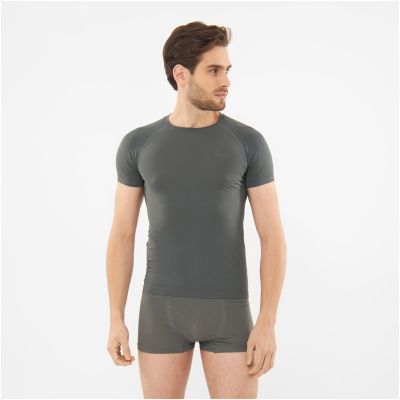 Bielizna męska VIKING Breezer Man Shortsleeve szara   M