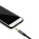 15. Ugreen kątowy kabel AUX 2 x mini jack 3,5 mm 1,5m niebieski (AV112)