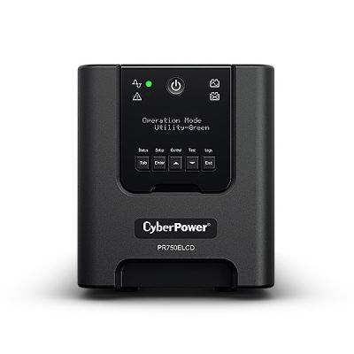 3. Zasilacz UPS CyberPower PR750ELCD (TWR; 750VA)