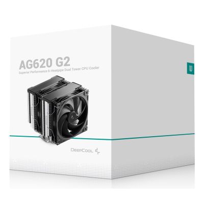 9. DeepCool AG620 G2 Procesor Chłodnica powietrza 12 cm Czarny