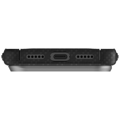 4. Etui UNIQ Keva EDGE Magclick Charging na iPhone 17 Pro - czarne