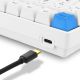 7. Sharkoon SKILLER SGK50 S3 PBT klawiatura Gaming USB QWERTZ Niemiecki Biały