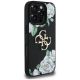 4. Etui Guess Grained Roses Big 4G logo na iPhone 16 Pro - czarne
