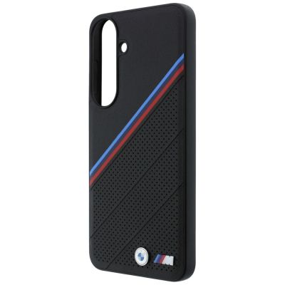 6. Etui BMW M Tricolor Metal Logo MagSafe na Samsung Galaxy S26 FE - czarne