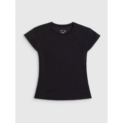 5. T-shirt slim gładki damski 4F 4FRSS26TTSHF4520-20S