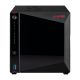 NAS Asustor AS5404T; Tower; 4x (3.5" SATA HDD/ 2.5" SSD); Intel Celeron N5105; 4GB DDR4 SODIMM (max. 16GB), 2x 2.5GbE  4x M.2 2280 NVMe PCIe 3.0, 3x USB 3.2 Gen, 1x HDMI 2.0b