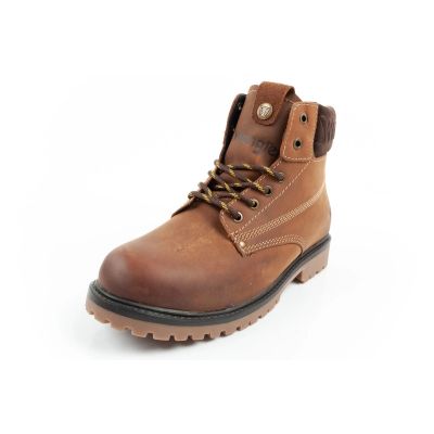 3. Wrangler Arch buty męskie sztyblety trzewiki eleganckie skóra naturalna brązowe