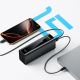 2. Powerbank Cuktech PB200U 210 W 20000 mAh 2x USB-C + USB-A z wyświetlaczem TFT i kablem USB-C 240 W - czarny