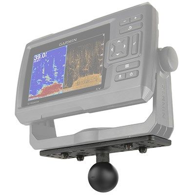 2. RAM MOUNT uniwersalna podstawa z kulą, do echosondy, RAM-111BU