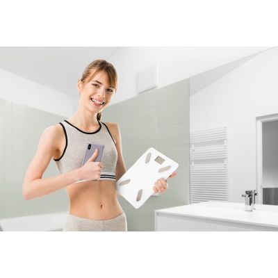 9. ELDOM INTELIGENTNA WAGA OSOBOWA TWO 550B ULLIE POMIAR TKANKI TŁUSZCZOWEJ,MIĘŚNIWEJ ,BMI,WODY W ORGANIŹMIE ,DEDYKOWANA APP.
