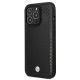 2. Etui BMW Leather Diamond Pattern na iPhone 14 Pro - czarne