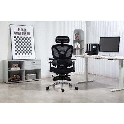 75. Activejet Fotel biurowy Ergonomiczny YK848 czarny