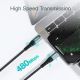 6. Kabel Choetech IP0039 USB-C / Lightning MFi 480Mb/s 3A 1.2m - czarny