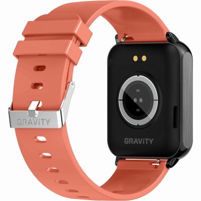 12. Smartwatch Gravity Czerwono Czarny 2 Paski GT17-10