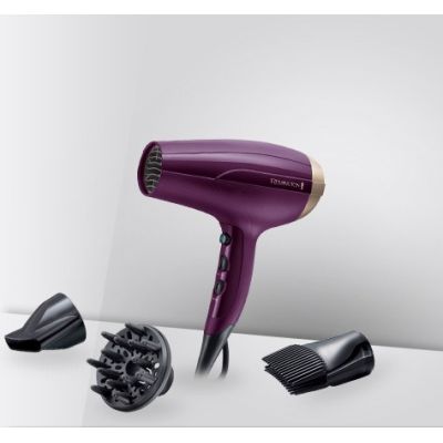 7. Suszarka do włosów REMINGTON D5219 (2300W; kolor fioletowy)