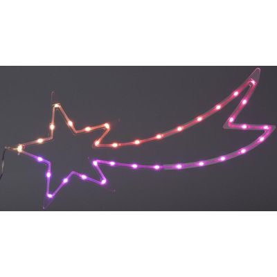 17. KOMETA DEKORACYJNA WISZĄCA 35LED RGB USB