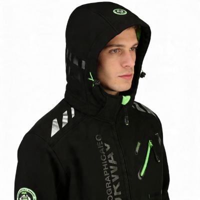 5. Kurtka Geographical Norway Richier Sam-Rbm New Men 007 M RBMWC1516H/GN/Black