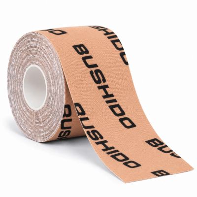 TAŚMA KINEZJOLOGICZNA DO TAPINGU 5M SAMOPRZYLEPNA BEŻOWA | DBX BUSHIDO
