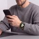 4. Pasek Tech-Protect Silicone na Apple Watch 44 / 45 / 46 / 49 mm - zielony