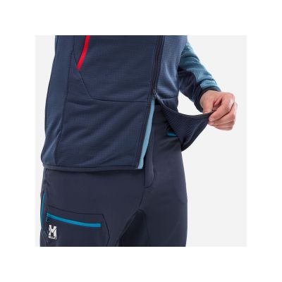 7. Bluza męska MILLET Fusion Grid Hoodie M niebieska