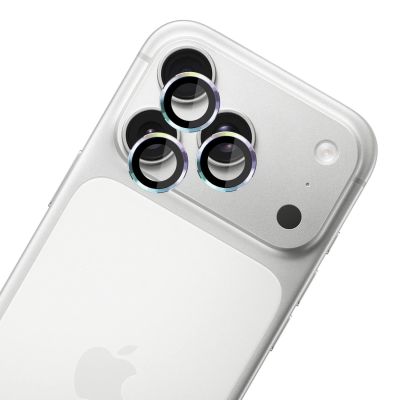 4. Szkło hartowane na obiektyw aparatu 3mk Lens Protection Pro Black na iPhone 18 Pro / 18 Pro Max - wielokolorowe