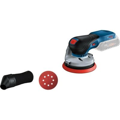 8. Bosch GEX 18V-125 Professional Losowa szlifierka oscylacyjna 10000 RPM 20000 OPM Czarny, Niebieski, Szary, Czerwony