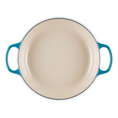 5. Żeliwny garnek Le Creuset 21180306422430, 30 cm zielony