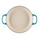 5. Żeliwny garnek Le Creuset 21180306422430, 30 cm zielony