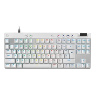7. Klawiatura Logitech G PRO X TKL Rapid White