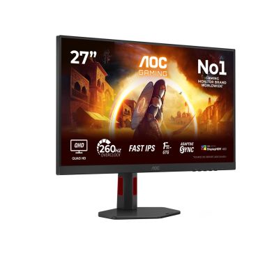 20. Monitor LCD 27" AOC G4 Q27G4ZR 68,6cm 2560x1440px Quad HD LED Czarno-Czerwony