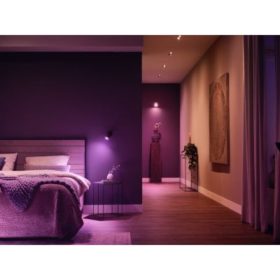 5. Philips Hue White and color ambiance GU10 Inteligentne oświetlenie punktowe 4,2 W