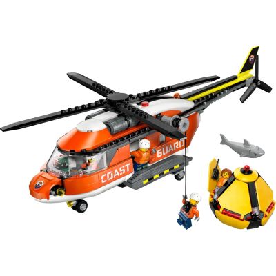 15. LEGO City 60503 Helikopter straży przybrzeżnej