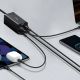 13. Baseus GaN3 Pro szybka uniwersalna ładowarka sieciowa GaN 2 x USB Typ C / 2x USB 100W PD3.0, QC4.0+, AFC czarny (CCGP000101)