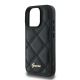 6. Etui Guess Quilted Metal Logo na iPhone 16 Pro - czarne