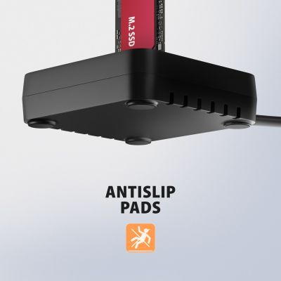 8. Axagon ADSA-M2C11L stacja dokująca do dysków twardych USB 3.2 Gen 2 (3.1 Gen 2) Type-C Czarny