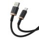 4. Kabel Baseus Dura USB-Typ C 60W 1m (czarno-złoty)