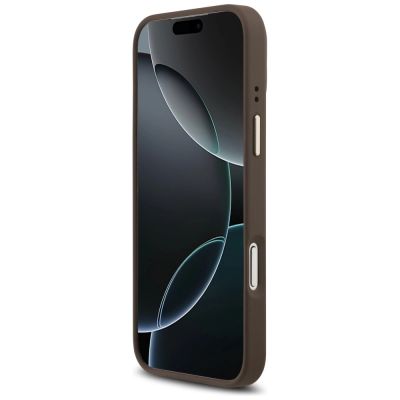 5. Etui Guess 4G PU Classic Logo MagSafe na iPhone 17 Pro Max - brązowe