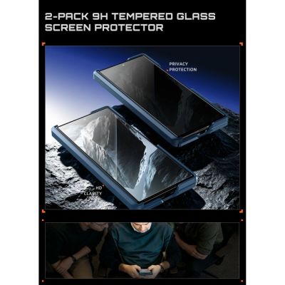 8. Etui Supcase UB Aero MagSafe 2-Set na Samsung Galaxy Z Fold 8 Ultra - granatowe
