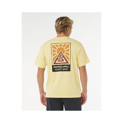3. Koszulka męska RIP CURL Search Dawn Tee żółta