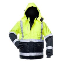 JACKET CANVAS HI-VIS WJ-8946 YEL/BLU 3XL