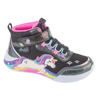 Skechers S-Lights: Unicorn Chaser - Jumping Magic 303302L-BKMT Czarne 28