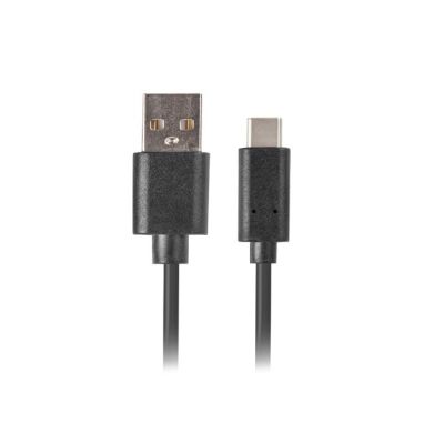 3. Kabel Lanberg QC 3.0 CA-USBO-20CU-0010-BK (USB 2.0 typu A - USB typu C ; 1m; kolor czarny)